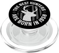68 Year Old Deer Hunter: Hunting 1958 68th Birthday PopSockets PopGrip for MagSafe