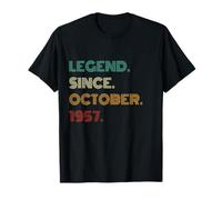 68 Years Old Legend Since October 1957 68th Birthday T-Shirt
