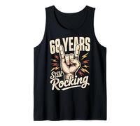 68 Years Still Rocking 68th Birthday Funny 68 Birthday Tank Top