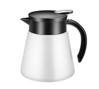 680/880ml Stainless Steel Double Wall Vacuum Flask Insulated Coffee Pots Milk Teas Pot Percolator Electric Camping Stove Top Induction Perculator Pots Cafetiere Mokka Stainless Steel