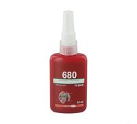 680 Retaining Compound 50ml for Mechanical Assembly of Rotating Components with 0.015 Inch Maximum Radial Clearance and 24 Hour Full Cure at 77F