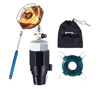6800BTU Propane Golf Cart Heater, Propane Heater with Igniter, 2 in 1 with Golf Cart Cup Holder&Cylinder Base, for Tent,Finshing(Fuel not included)