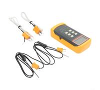6802 II Dual Channel K-Type Thermometer With Data Retention And Overload For BGA Rework Stations And HVAC Tools