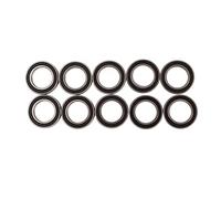 6802RS Rubber Sealed Ball Bearings 10pcs | 15x24x5mm Deep Groove Bearings for Hobby/DIY/RC Projects | Low Noise & Extended Service Miniature Bearings