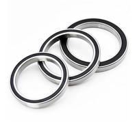 6806 6807 6808 6809-6814 6815 6816 2RS 6808RS Deep Groove Ball Bearings 2Pcs(6807-2RS 35X47X7mm)