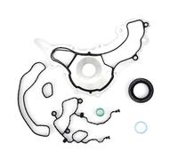 68078554AD 854.010 Engine Timing Cover Gasket Set Crankcase Gasket Kit for Jeep Grand Cherokee 3.0 3.6L Black & silver