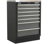 680mm Modular 7 Drawer Floor Cabinet With Lock And Ball Bearing Slides