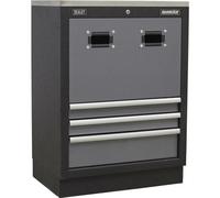 680mm Modular Reel Cabinet With 3 Drawers For Cable And Air Hose Storage