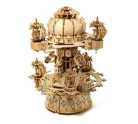 680PCS Celestial Castle Star Map Puzzle - Zodiac Constellation Dynamic 3D Wooden Building Model Kit(Cloud Palace Star Chart)