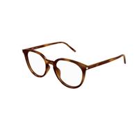 SAINT LAURENT SL 681/F 002 Unisex Optical frames Acetate Havana Transparent Round