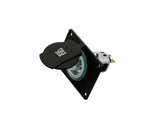 68141000 adapter socket for car cigarette lighter 16A black, green PRO CAR