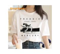 (68190, XL) Freddie Mercury Mecury The Queen Band Tshirt Clothing Male M
