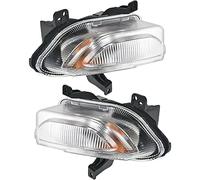 68256432AA 68256431AA Driver Passenger Side Front Park Turn Signal Light for Jeep Renegade 2015-2018 2017 2016 Parking Marker Lamp Corner Light Assembly CH2530105 CH2531105