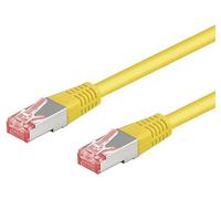 68301 patch cord S/FTP 6 line Cu LSZH yellow 2m 28AWG Goobay