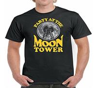 685 Party at The Moon Tower Mens T-Shirt Dazed Funny Stoner Movie 90S Confused Black L