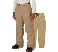 686 - 3-in-1 ski/snowboard trousers - Smarty 3In1 Cargo Pant Khaki for Men - Size M - Beige Beige M