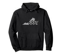 686 Area Code, Richmond, Mechanicsville, Petersburg, VA Pullover Hoodie
