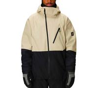 686 - Insulated, waterproof and breathable ski/snow jacket - M Hydra Thermagraph Jacket Limestone Colorblock for Men - Size M - Beige Beige M
