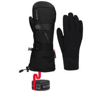 686 - Waterproof and breathable 3-in-1 ski mittens in GORE-TEX - M Gore-Tex Smarty 3In1 Gauntlet Mitt Black for Men in Wool - Size S Black S