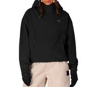 686 - Waterproof breathable ski/snow hoodie - W Waterproof Team Crop Hoody Black for Women in Softshell - Size S Black S