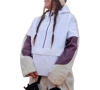 686 - Waterproof breathable ski/snow jacket - W Outline Shell Anorak White Colorblock for Women - Size M White M