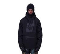 686 - Waterproof breathable jacket, sweatshirt cut - M Waterproof Hoody Black for Men in Softshell - Size M Black M