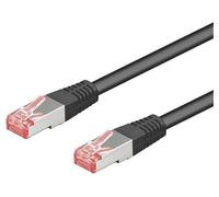 68702 patch cord S/FTP 6 line Cu LSZH black 7.5m 28AWG Goobay