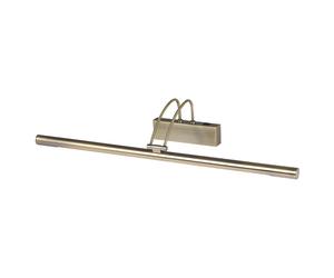 68cm Antique Brass Finish Tube Wall Fitting Picture Light with Adjustable Head