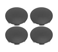 68mm Car Wheel Center Caps, 62mm Inner Diameter Wheel Hub Cover, Bright Appearance Design, Easy Installation, Universal Replacement Accessories for Rims (Black)