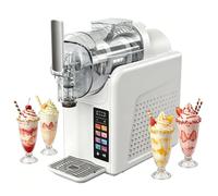 68oz Slushie Machine, No-Ice-Needed Freezing Drink Maker, Slushy Maker with 6 Presets Programs, LED Display, Self Cleaning & Adjustable Temperature, for Margaritas, Frappés, Milkshake White