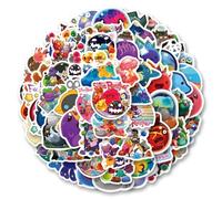 68Pcs Slime Rancher Stickers, Aesthetic Vinyl Waterproof Sticker Decals for Water Bottle,Skateboard,Laptop,Journal,Phone,Scrapbooking,Bumper for Kids Teens Adults