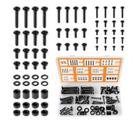 68pcs TV Mounting Screws Kit, M4/M5/M6/M8 VESA Screws, Spacers & Washers for TV Bracket, Universal Screw Set for Flat Screen Wall Mount Accessories