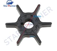 68T-44352 Water Pump Impeller for Yamaha Outboard Motor 4 Stroke 6HP 8HP 9.9HP 6