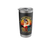 68th Birthday Gift 68 Years Old for Women Retro Vintage 1958 Stainless Steel Insulated Tumbler