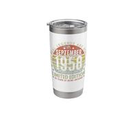 68th Birthday Legends September 1996 Vintage 68 Years Old Stainless Steel Insulated Tumbler