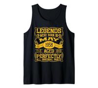 68th Birthday Legends were Born in May 1958 Tank Top