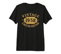 68th Birthday Women 68 Year Old Men Funny 1958 68 Year Old Premium T-Shirt