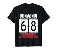 68th Wedding Anniversary Unlocked Level 68 Birthday Complete T-Shirt