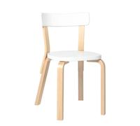 69 Dining Chair White/ Birch