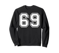 69 Number Sixty-Nine Team Sports Graphic Matching Varsity Sweatshirt