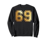 69 Number Sixty-Nine Team Sports Graphic Varsity Matching Sweatshirt