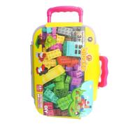 69-Piece Mega Blocks Suitcase For Girls - Educational Learning Toy For Kids
