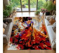 69 x102 cm Latch Hook Kits for Adults, Latch Hook Rug Kit, Latch Hook Cushion Kits, Carpet Embroidery Needlework Crocheting, Tapestry Kits for Home Decoration, Crochet Rug Making Kit for Adults