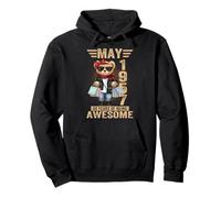 69 Year Old May 1957 Teddy Bear 69th Birthday Women Pullover Hoodie