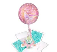 69 Years Happy 69th Anniversary Pop Up Card & Floating Balloon In A Box Surprise Send Direct with a Handwritten Card By LK