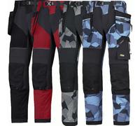 Snickers 6902 Mens Flexiwork Work Holster Pocket Trousers Regular Fit Black 38" 35"