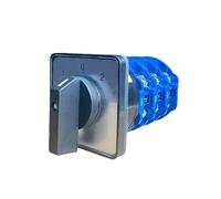690V 125A Three Poles LW26-125/3 Multi Position Panel Mounting Cam Changeover Rotary Switch Silver Contact LW28 YMW26(MAN-OFF-AUTO)