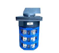 690V 125A Three Poles LW26-125/3 Multi Position Panel Mounting Cam Changeover Rotary Switch Silver Contact LW28 YMW26(0-1-2-3)