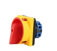 690V 20A Padlock Rotary Cam Switch OFF-ON 2 Position 1 Pole 4 Terminals LW26GS-20/02 1Pcs(Large Panel)