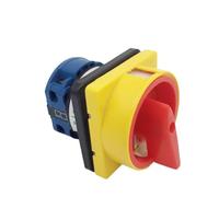 690V 20A Padlock Rotary Cam Switch OFF-ON 2 Position 1 Pole 4 Terminals Main Switches LW26GS-20/02 1Pcs(Small Panel)